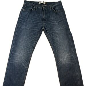 Levi's Dark Blue Straight Jeans